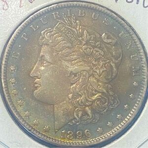 1896 P Morgan Silver Dollar